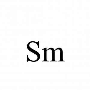 Samarium granules