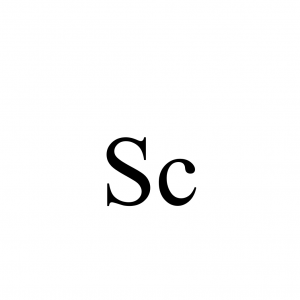 Scandium lump