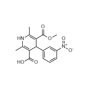 5-(Methoxycarbonyl)-2,6-dimethyl-4-(3-nitrophenyl)-1,4-dihydropyridine-3-carboxylic acid