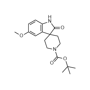 tert-butyl 5-methoxy-2-oxospiro[indoline-3,4'-piperidine]-1'-carboxylate