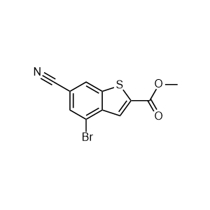 Methyl 4-bromo-6-cyanobenzo[b]thiophene-2-carboxylate