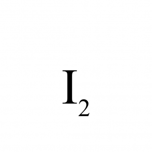 Iodine granules