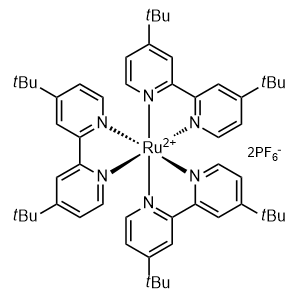 Tris(4,4'-di-tert-butyl-2,2'-bipyridine)ruthenium(II) bis(hexafluorophosphate)