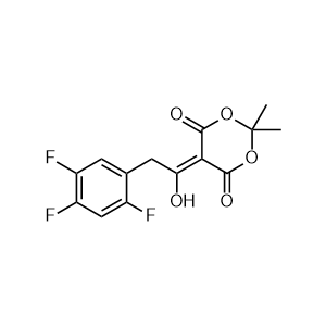 5-(1-hydroxy-2-(2,4,5-trifluorophenyl)ethylidene)-2,2-dimethyl-1,3-dioxane-4,6-dione