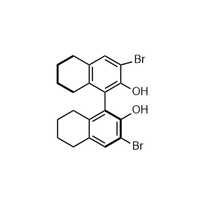 3,3'-dibromo-5,5',6,6',7,7',8,8'-octahydro-[1,1'-binaphthalene]-2,2'-diol