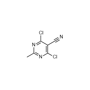 4,6-dichloro-2-methylpyrimidine-5-carbonitrile
