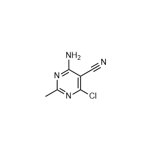 4-chloro-6-imino-2-methyl-1,6-dihydropyrimidine-5-carbonitrile