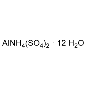 Ammonium aluminum sulfate dodecahydrate