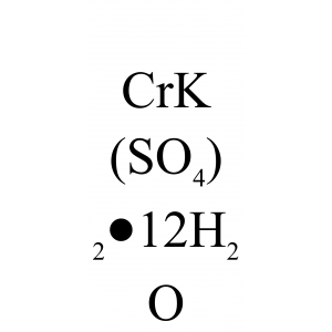 Chromium potassium sulfate dodecahydrate
