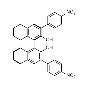(R)​-5,​5',​6,​6',​7,​7',​8,​8'-​Octahydro-​3,​3'-​bis(4-​nitrophenyl)-[1,​1'-​binaphthalene]​-​2,​2'-​diol
