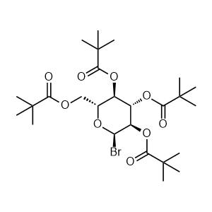 (2R,3R,4S,5R,6R)-2-Bromo-6-((pivaloyloxy)methyl)tetrahydro-2H-pyran-3,4,5-triyl tris(2,2-dimethylpropanoate)