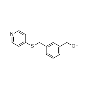 (3-((pyridin-4-ylthio)methyl)phenyl)methanol