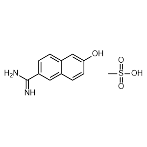 6-hydroxy-2-naphthimidamide methanesulfonate