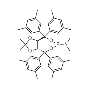 (1R,7R)-4-Dimethylamino-9,9-dimethyl-2,2,6,6-tetrakis(3,5-dimethylphenyl)-3,5,8,10-tetraoxa-4-phosphabicyclo[5.3.0]decane