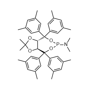 (1S,7S)-4-Dimethylamino-9,9-dimethyl-2,2,6,6-tetrakis(3,5-dimethylphenyl)-3,5,8,10-tetraoxa-4-phosphabicyclo[5.3.0]decane