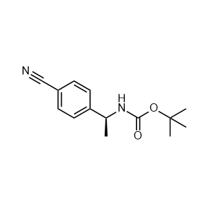 (S)-tert-butyl 1-(4-cyanophenyl)ethylcarbamate