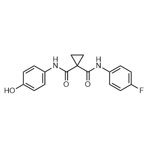 N-(4-Fluorophenyl)-N'-(4-hydroxyphenyl)cyclopropane-1,1-dicarboxamide