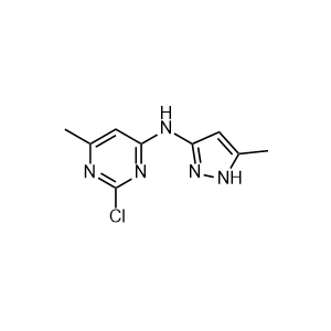 2-Chloro-6-methyl-N-(5-methyl-1H-pyrazol-3-yl)pyrimidin-4-amine