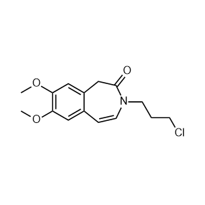 7,8-Dimethoxy-3-(3-chloropropyl)-1,3-dihydro-2H-3-benzazepin-2-one