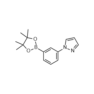 1-(3-(4,4,5,5-tetramethyl-1,3,2-dioxaborolan-2-yl)phenyl)-1H-pyrazole