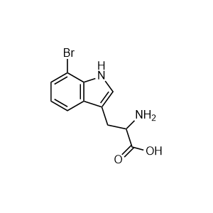 2-amino-3-(7-bromo-1H-indol-3-yl)propanoic acid