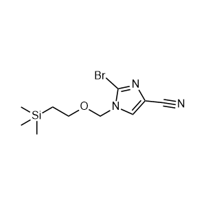 2-Bromo-1-(2-trimethylsilylethoxymethyl)imidazole-4-carbonitrile