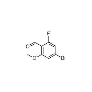 4-Bromo-2-fluoro-6-methoxybenzaldehyde