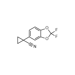 1-(2,2-difluorobenzo[d][1,3]dioxol-5-yl)cyclopropane-1-carbonitrile