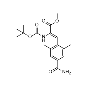 (Z)-methyl 2-((tert-butoxycarbonyl)amino)-3-(4-carbamoyl-2,6-dimethylphenyl)acrylate