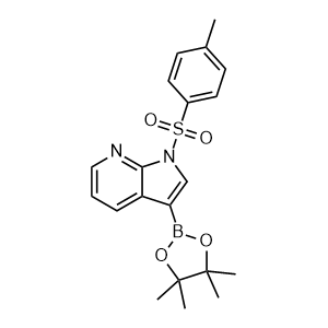 3-(4,4,5,5-tetramethyl-1,3,2-dioxaborolan-2-yl)-1-tosyl-1H-pyrrolo[2,3-b]pyridine