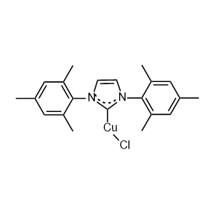 Chloro[1,3-Bis(2,4,6-trimethylphenyl)imidazol-2-ylidene]copper(I)