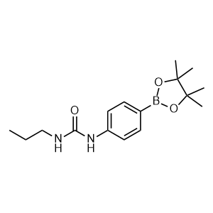 1-Propyl-3-(4-(4,4,5,5-tetramethyl-1,3,2-dioxaborolan-2-yl)phenyl)urea