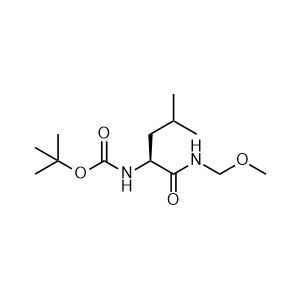 (S)-N-Methyl-N-methoxy-2-(tert-butoxycarbonylamino)-4-methylpentanamide