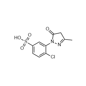 4-Chloro-3-(3-methyl-5-oxo-4,5-dihydro-1H-pyrazol-1-yl)benzenesulfonic acid