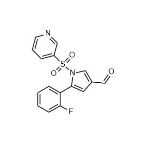 5-(2-Fluorophenyl)-1-(pyridin-3-ylsulfonyl)-1H-pyrrole-3-carbaldehyde