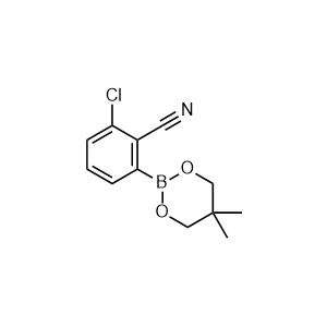 2-chloro-6-(5,5-dimethyl-1,3,2-dioxaborinan-2-yl)benzonitrile