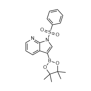 1-(phenylsulfonyl)-3-(4,4,5,5-tetramethyl-1,3,2-dioxaborolan-2-yl)-1H-pyrrolo[2,3-b]pyridine