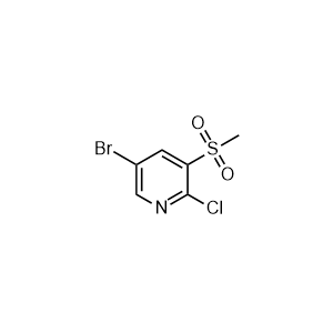 5-bromo-2-chloro-3-(methylsulfonyl)pyridine