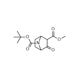 3-Oxo-7-azabicyclo[2.2.1]heptane-2,7-dicarboxylic acid 7-tert-butyl 2-methyl ester