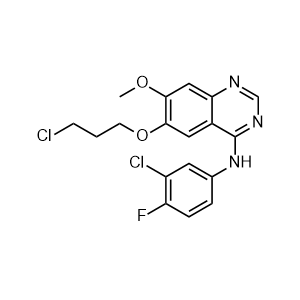 N-(3-chloro-4-fluorophenyl)-6-(3-chloropropoxy)-7-methoxyquinazolin-4-amine