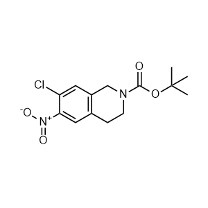 tert-Butyl 7-chloro-6-nitro-3,4-dihydroisoquinoline-2(1H)-carboxylate