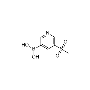 (5-(methylsulfonyl)pyridin-3-yl)boronic acid
