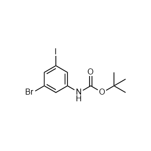 tert-Butyl (3-bromo-5-iodophenyl)carbamate