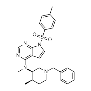N-((3R,4R)-1-Benzyl-4-methylpiperidin-3-yl)-N-methyl-7-tosyl-7H-pyrrolo[2,3-d]pyrimidin-4-amine