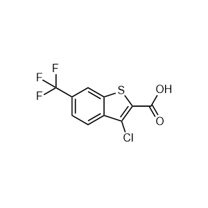 3-Chloro-6-(trifluoromethyl)benzo[b]thiophene-2-carboxylic acid