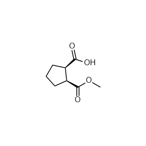 cis-2-(Methoxycarbonyl)cyclopentanecarboxylic acid