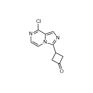 3-(8-chloroimidazo[1,5-a]pyrazin-3-yl)cyclobutan-1-one