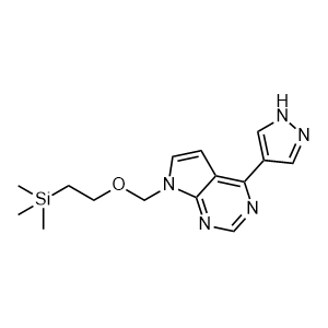 4-(1H-Pyrazol-4-yl)-7-((2-(trimethylsilyl)ethoxy)methyl)-7H-pyrrolo[2,3-d]pyrimidine