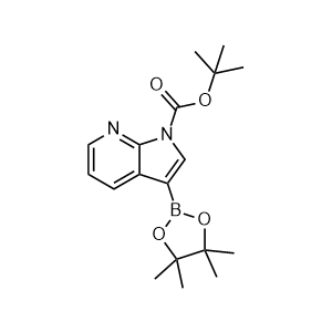 tert-butyl 3-(4,4,5,5-tetramethyl-1,3,2-dioxaborolan-2-yl)-1H-pyrrolo[2,3-b]pyridine-1-carboxylate