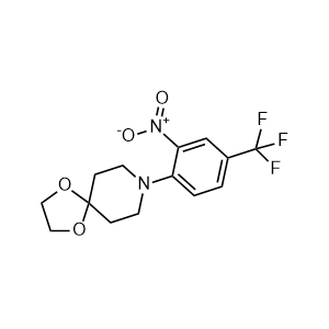 8-(2-Nitro-4-(trifluoromethyl)phenyl)-1,4-dioxa-8-azaspiro[4.5]decane